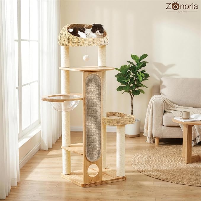 59-inch Cat Tree，Cat Tower - Image 2