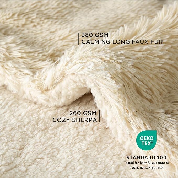 Bedsure Dog Blankets for Small Dogs, Fluffy Waterproof Dog Blanket for Couches - Image 3
