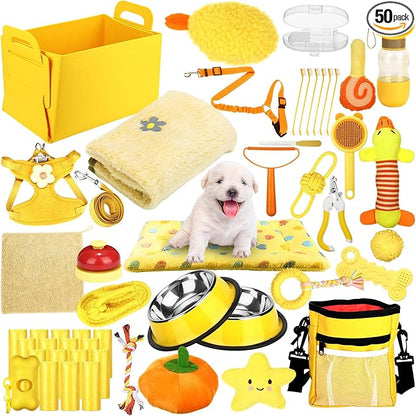 Abbylike 50 Pcs Puppy Supplies Starter Kit by Abbylike