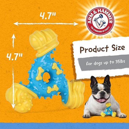 Arm & Hammer Nubbies TriBone Dog Dental Chew Toy Peanut Butter Flavor Moderate - Image 8