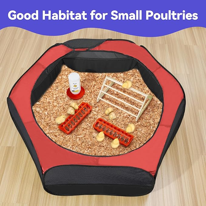 Pawaboo Chick Brooder Box for Chick Starter Kit, Brooder Pen/Chicken Supplies - Image 7
