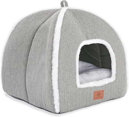 Cat Beds for Indoor -Cat Cave House Tent for Kittens and Laege Pets by WINDRACING