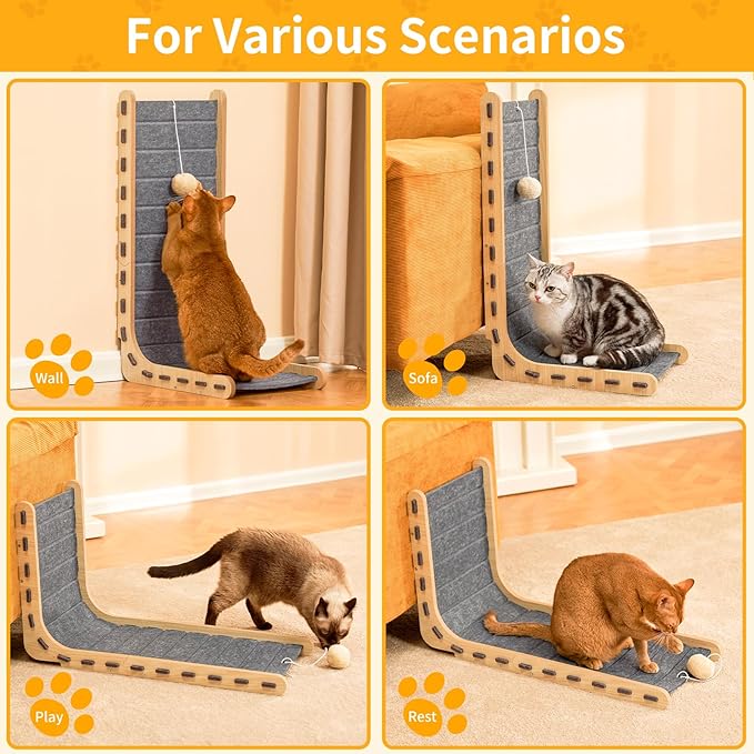 Cat Scratch Pad Felt Cat Scratcher - Image 7