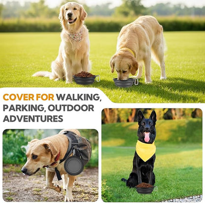 Collapsible Dog Bowl Large 2 Pack, Dog Water Bowls - Image 7