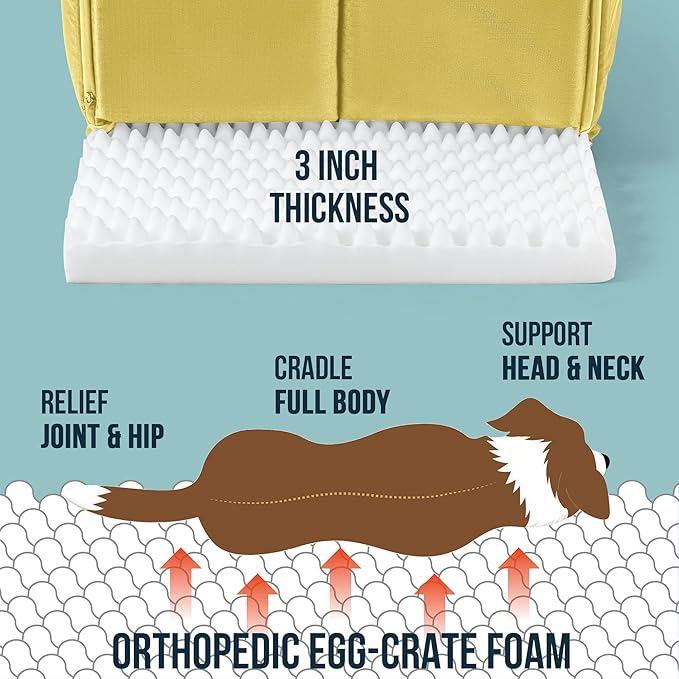 PELZIN Orthopedic Dog Bed House - Image 3