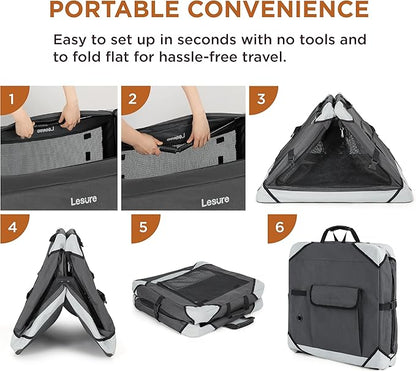 Lesure Collapsible Dog Crate - Image 3