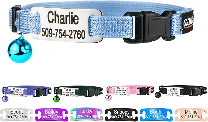 GoTags Personalized Cat Collars by GoTags