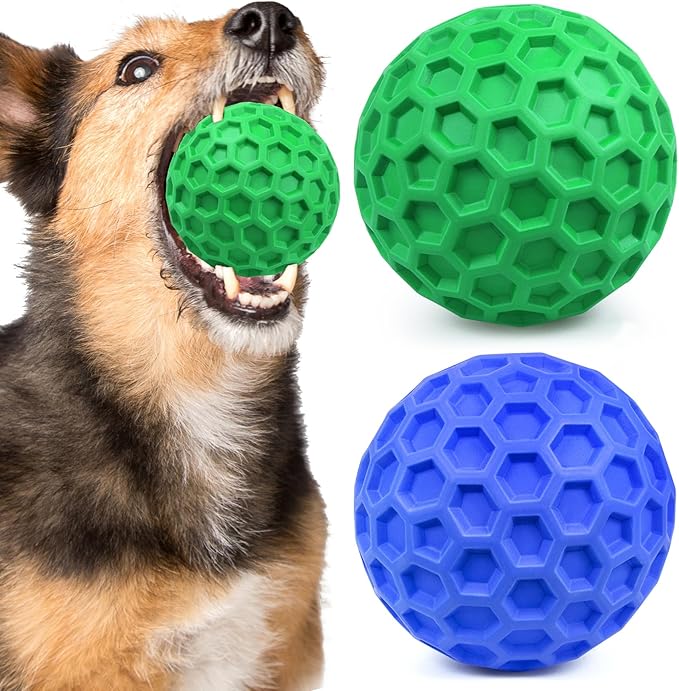 Tough Dog Chew Toys for Aggressive Chewers, Indestructible Dog Balls for by Unknown