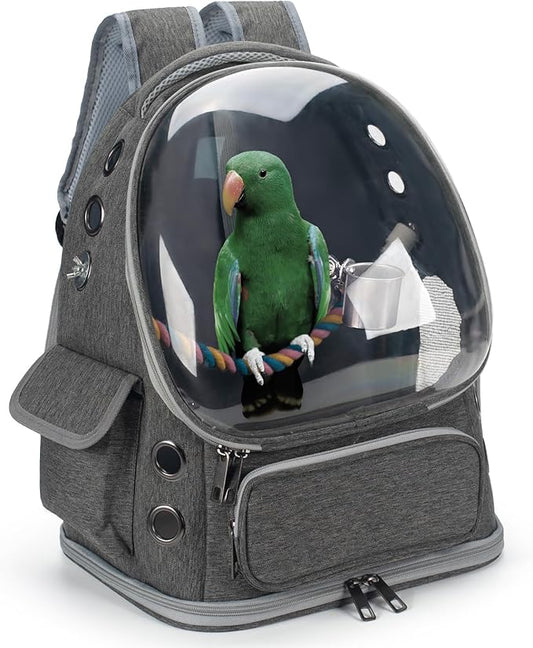 Bird Backpack Carrier Travel Cage by KREACHUR