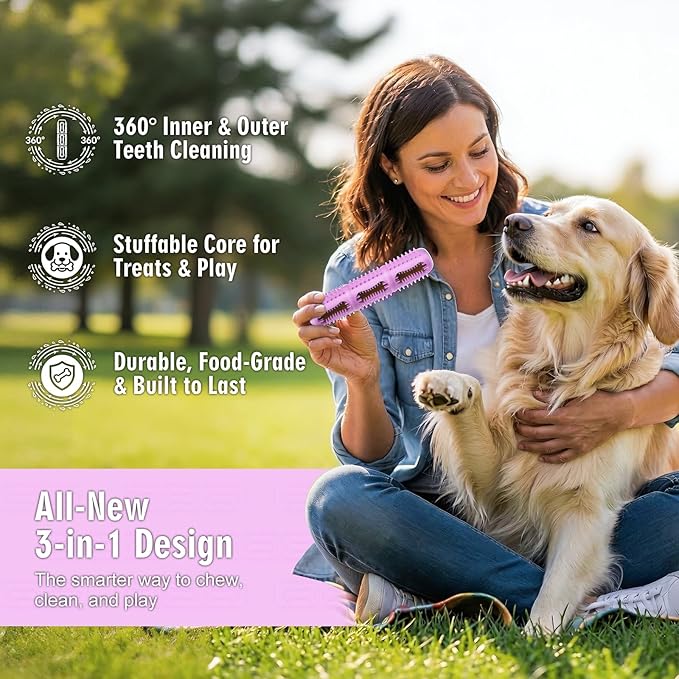 Dog Chew Toys, Dog Toothbrush Toy - Image 2