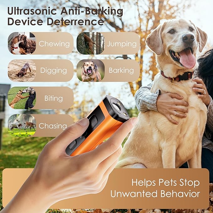 VUL Dog Bark Deterrent Devices 2 Pack, Anti Barking Device - Image 4