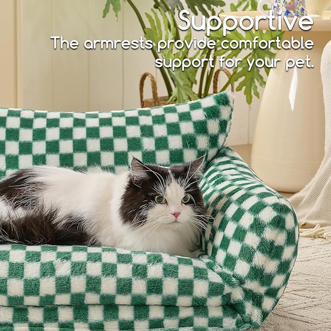 Hollypet Cat Bed Fluffy Plush Multifunctional Double-Layer Machine Washable - Image 4