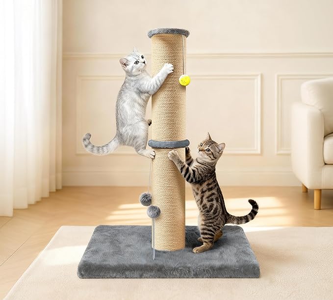 5-Inch Thick Sisal Cat Scratching Post, Durable Cat Scratcher - Image 7