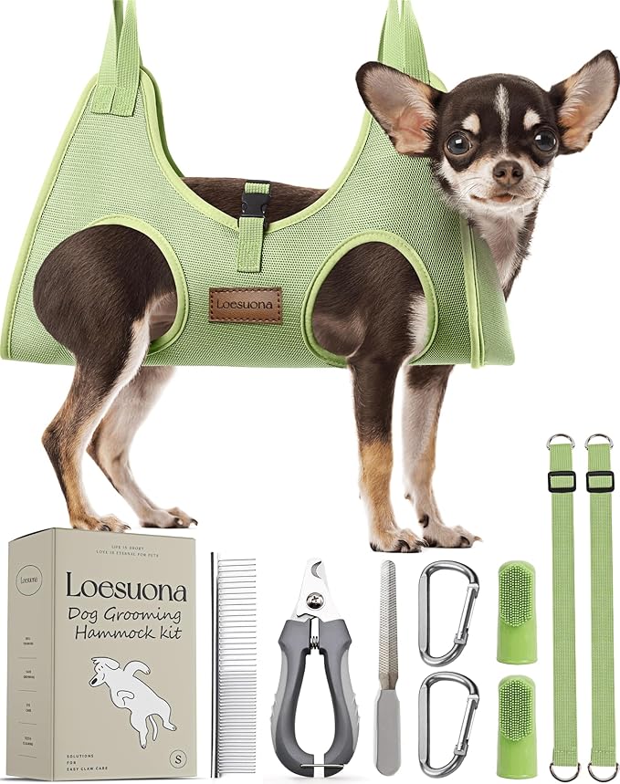Dog Grooming Hammock – for Dogs Cat Grooming Hammock, Dog Sling for Nail by Unknown