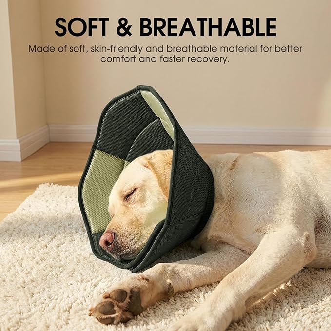 Dog Cone - Soft Cone for Dogs to Stop Licking, Pet E-Collar Alternative After - Image 8