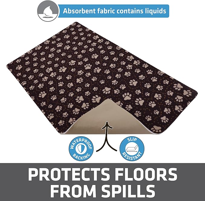 Drymate Pet Bowl Placemat, Dog & Cat Food Feeding Mat - Image 3