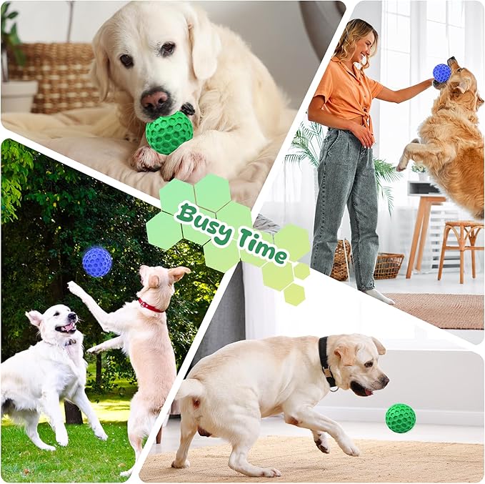 Tough Dog Chew Toys for Aggressive Chewers, Indestructible Dog Balls for - Image 7
