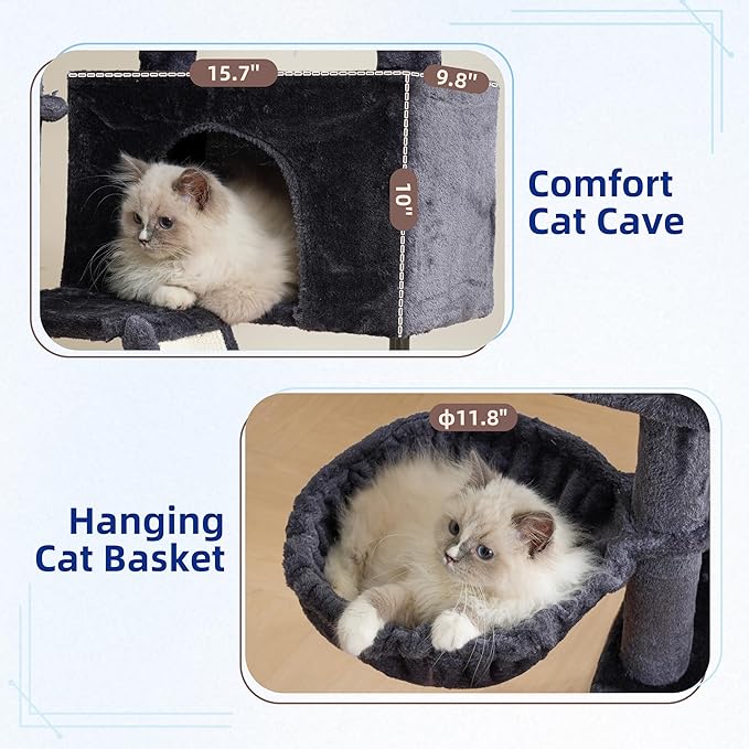 Gitelsnour Cat Tree for Indoor Cats, Cat Tower - Image 3