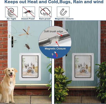 CEESC Large Dog Door for Pets Up to 100 lb, Weatherproof Pet Door for Cats and - Image 7