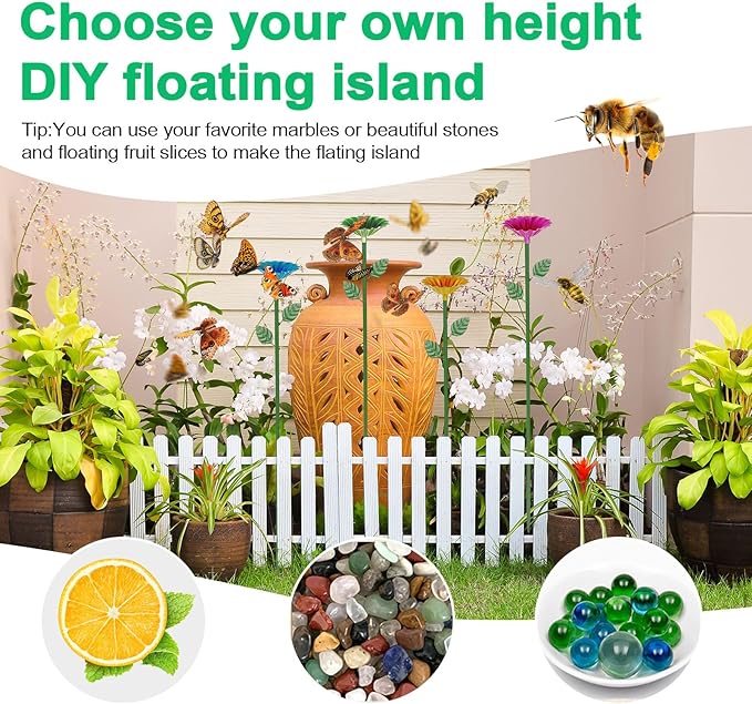 4 Pack Metal Bee Watering Station - Image 5