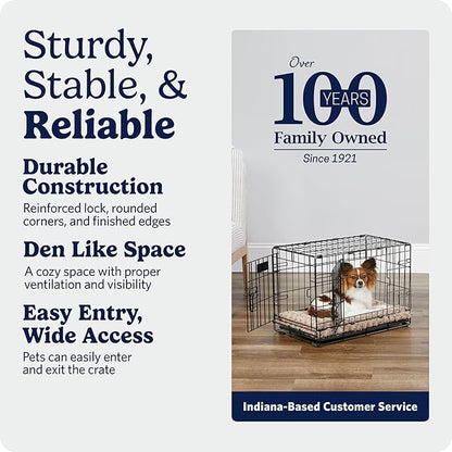 MidWest Homes for Pets 22-Inch iCrate for Extra-Small Breeds, Double Door - Image 5