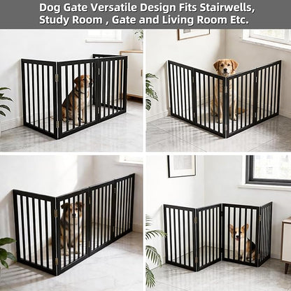 Dog Gate Indoor, Freestanding Dog Fence - Image 4