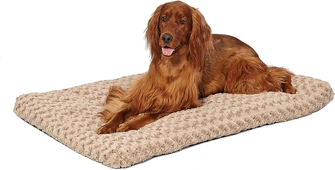 MidWest Homes for Pets Large QuietTime Deluxe Mocha Ombré Swirl Plush Pet Bed by MidWestHomesForPets