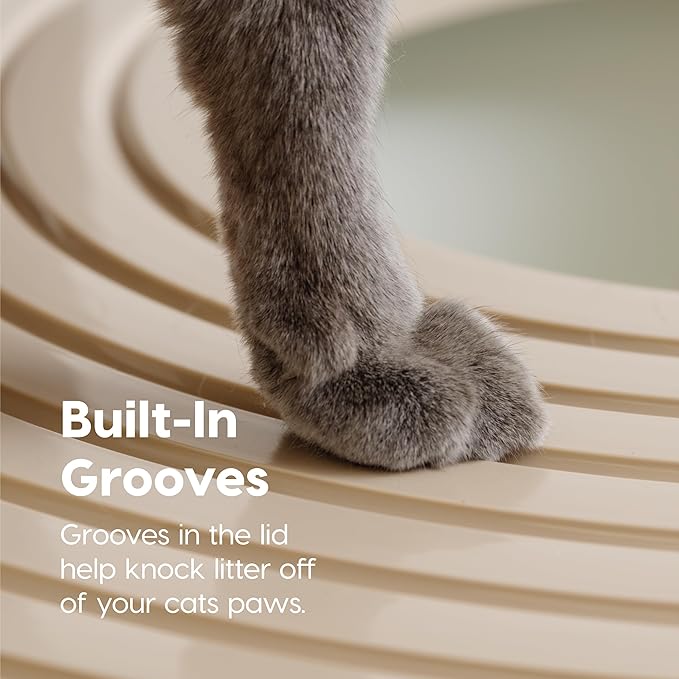 IRIS USA Cat Litter Box Large Top Entry - Image 4
