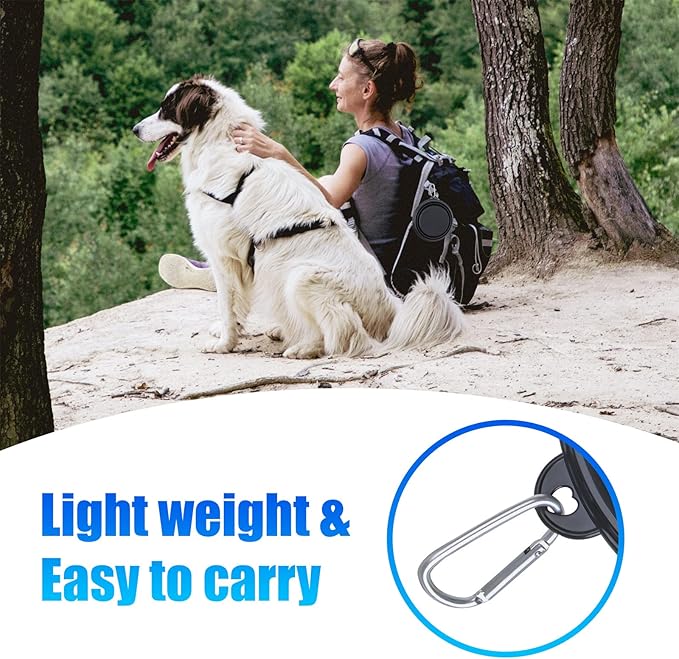 Large Dog Bowl Pet Collapsible Bowls, 2 Pack Collapsible Dog Water Bowls - Image 3