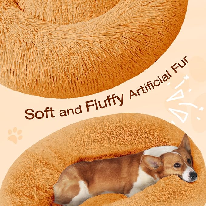 JOLLYVOGUE Dog & Cat Bed, Calming Anti-Anxiety Pet Bed - Image 3