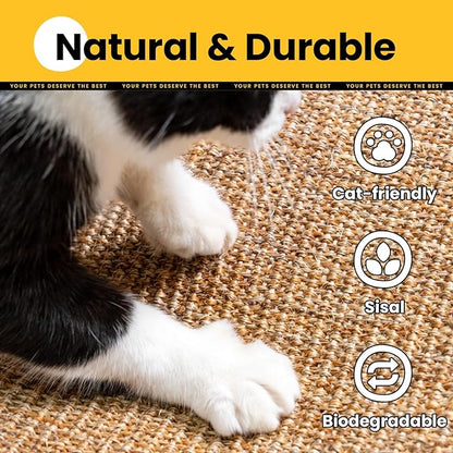 Conlun Cat Scratcher Mat, Sisal Cat Scratch Pad - Image 8