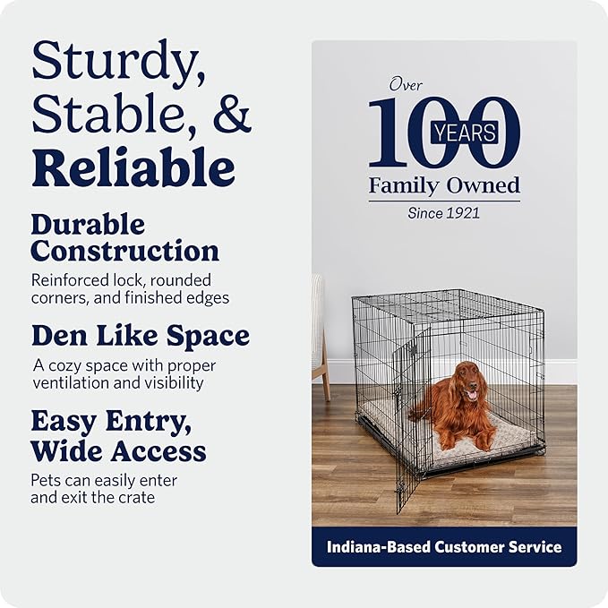 MidWest Homes for Pets 42-Inch iCrate for Large Breeds, 71-90 lbs, Single Door - Image 6