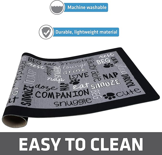 Drymate Pet Bowl Placemat, Dog & Cat Food Feeding Mat - Image 4