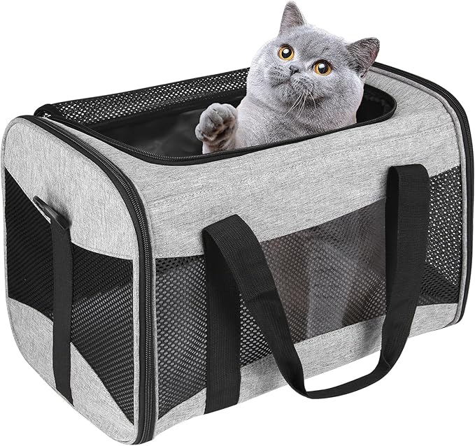 Small Animals Cat Carrying Case Pet Carrier Airline Approved, Protable and by home