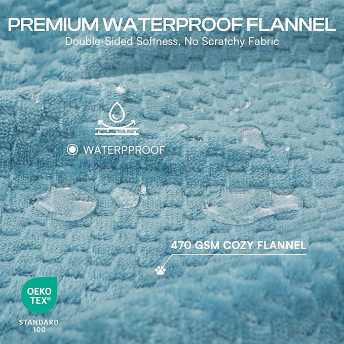 Luciphia Waterproof Blanket for Medium Large Dog Ultra-Soft & Calming Pet Throw - Image 2