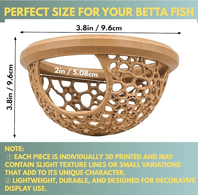 Floating Betta Fish Shrimp, Betta or Shrimp Feeder, Cave Hammock, Small Fish - Image 2