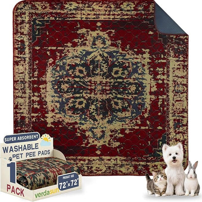 Washable Pee Pads for Dogs, Reusable Puppy Potty Training Pads, Ultra-Absorbent by Verdasun