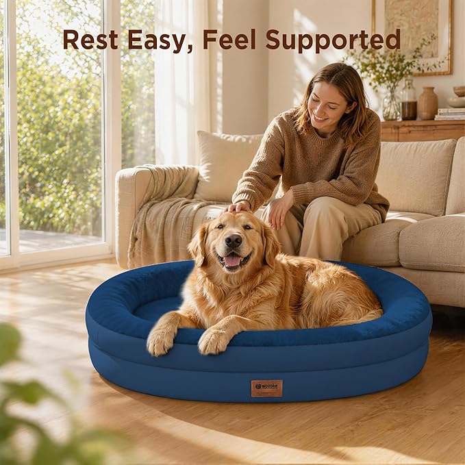 Orthopedic Dog Bed for Extra Large Dogs, XL Waterproof Dog Bed - Image 5