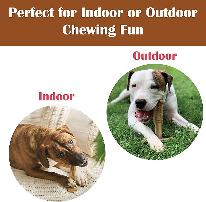 SPOT Bam-Bones Plus T-Bone Dog Chew Toy, Bamboo Fiber & Nylon, Chicken Flavor - Image 9