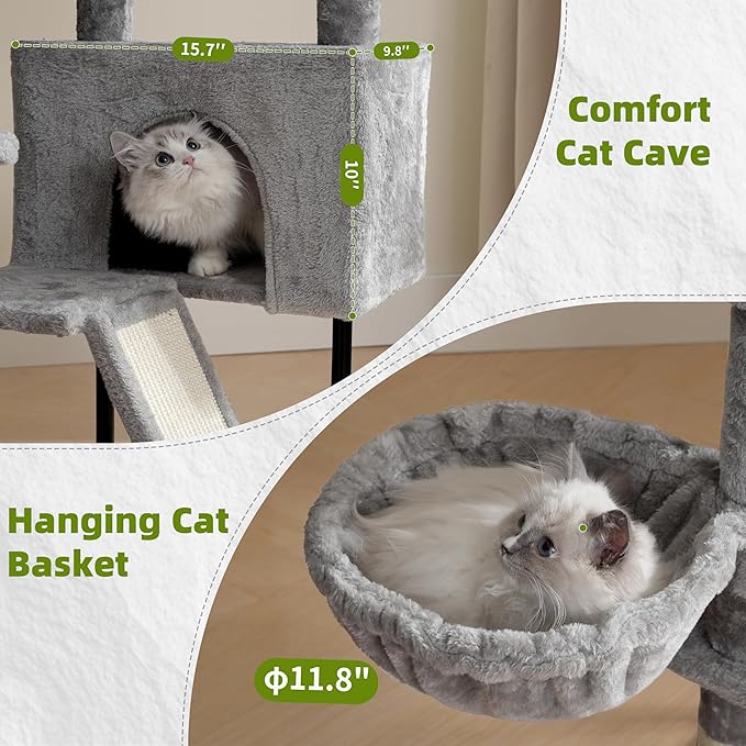 Gitelsnour Cat Tree for Indoor Cats, Cat Tower - Image 3