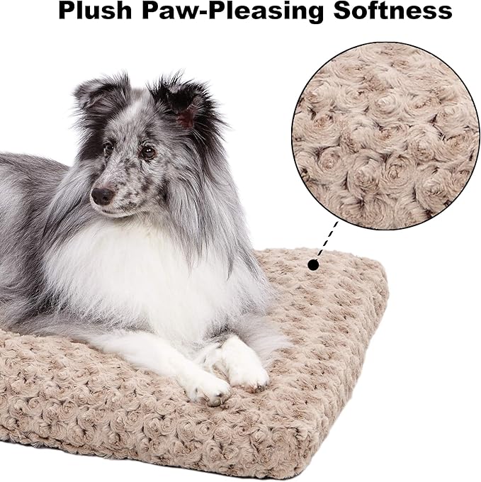 MidWest Homes for Pets XS QuietTime Deluxe Mocha Ombré Swirl Plush Pet Bed - Image 4