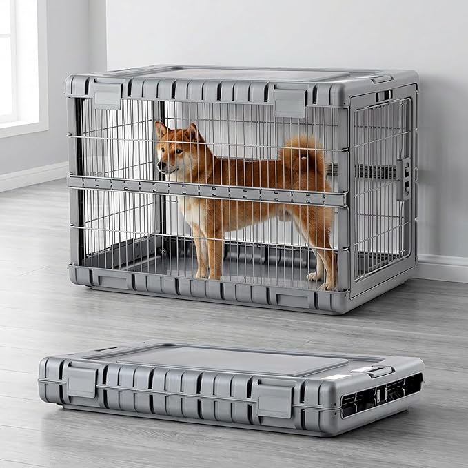 ZOMISIA Collapsible Dog Crate for Large Dogs by Zomisia