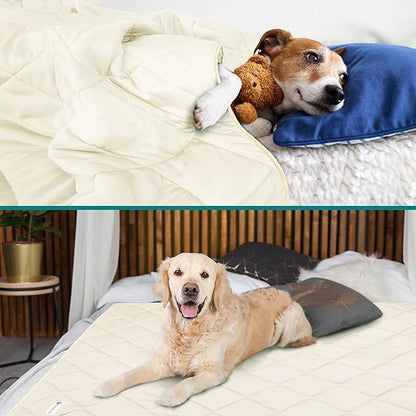 PetAmi Premium Cooling Dog Blanket | Lightweight Fluffy Pet Throw Blanket Bed - Image 2