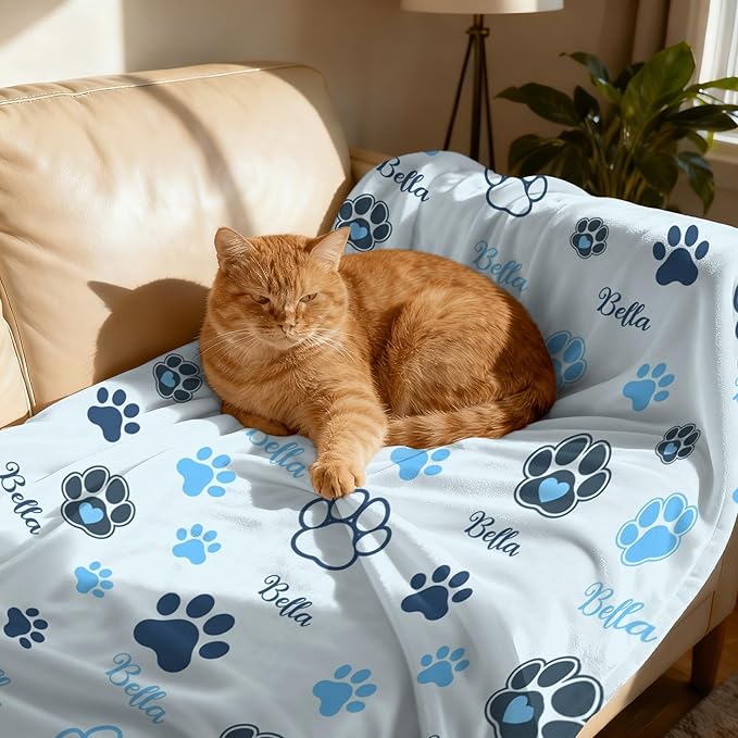 Personalized Pet Blanket with Photo & Name – Custom Dog Blankets - Image 6