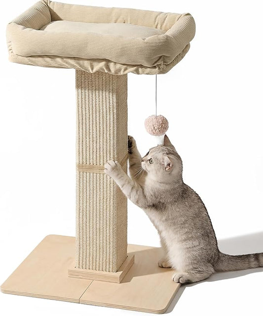 FUKUMARU Cat Scratching Post, Modern Style Tall Scratch Posts by FUKUMARU