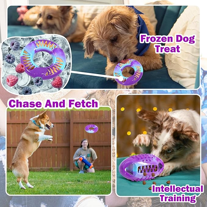 3 Pack TPR Rubber Chew Toys for Puppy, Small Dog & Senior Dog | Stuffable - Image 5