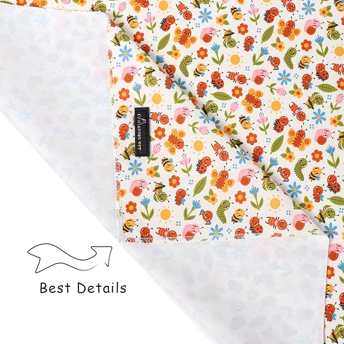 ARING PET Spring Summer Dog Bandanas, Cute Insects Bee Ant Snail Pet Bandana - Image 5