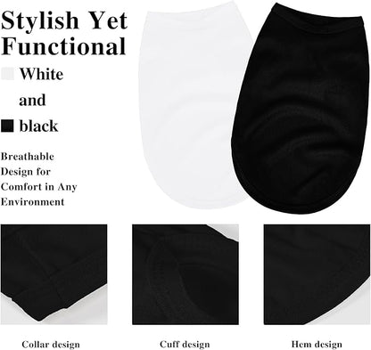 2 Pack Solid Color Dog Shirts - Image 2