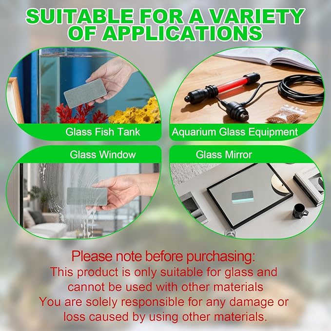 6pcs Fish Tank Cleaning Tools, Double-Sided EVA Aquarium Sponge Brush Glass - Image 5