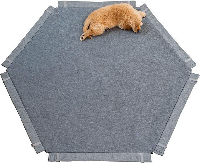 MyPet SecureMat Hexagon Pet Mat, Graphite by NorthStatesMyPet